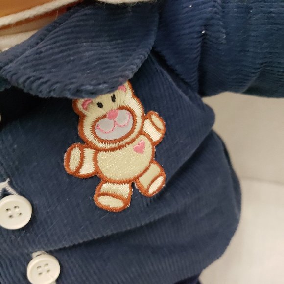 Vintage Cabbage Patch Kids 1978 1982 Original Doll Baby boy Blue Outfit Shoes 80 - Picture 7 of 16